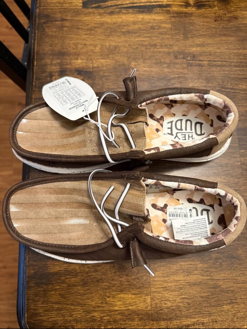 Hey Dude Brown Men's Slip-On Casual Shoes. Special edition.
